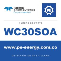 Oldham Simtronics WC30SOA CTX 300 sin pantalla SO2, Dióxido de azufre 0-10 ppm