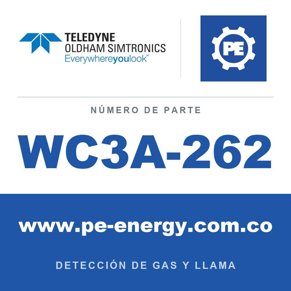 Oldham Simtronics WC3A-262 CTX 300 con pantalla HNO3, Ácido nítrico 0-10 ppm