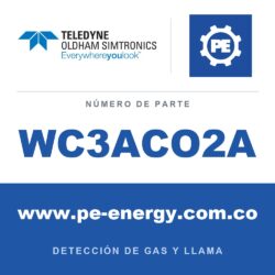 Oldham Simtronics WC3ACO2A CTX 300 con pantalla CO2, Dióxido de carbono 0-0.50 % vol