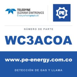 Oldham Simtronics WC3ACOA CTX 300 con pantalla CO, Monóxido de carbono 0-100 ppm