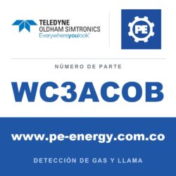 Oldham Simtronics WC3ACOB CTX 300 con pantalla CO, Monóxido de carbono 0-300 ppm