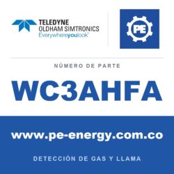 Oldham Simtronics WC3AHFA CTX 300 con pantalla HF, Fluoruro de hidrógeno 0-10 ppm