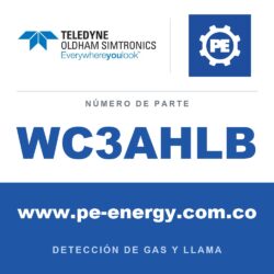 Oldham Simtronics WC3AHLB CTX 300 con pantalla HCl, Cloruro de hidrógeno 0-100 ppm