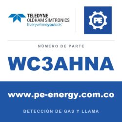 Oldham Simtronics WC3AHNA CTX 300 con pantalla HCN, Cianuro de hidrógeno 0-10 ppm