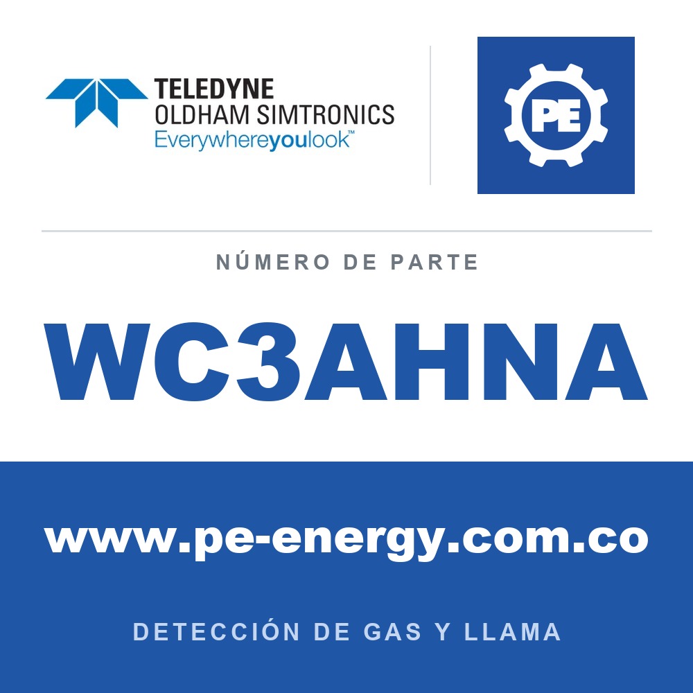 Oldham Simtronics WC3AHNA CTX 300 con pantalla HCN, Cianuro de hidrógeno 0-10 ppm