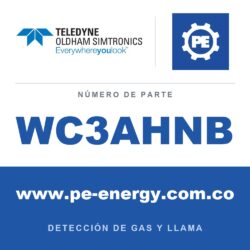 Oldham Simtronics WC3AHNB CTX 300 con pantalla HCN, Cianuro de hidrógeno 0-30 ppm