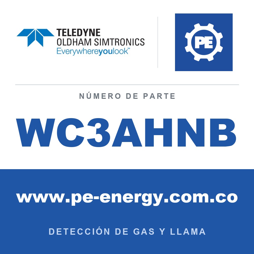 Oldham Simtronics WC3AHNB CTX 300 con pantalla HCN, Cianuro de hidrógeno 0-30 ppm