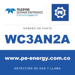 Oldham Simtronics WC3AN2A CTX 300 con pantalla NO2, Dióxido de nitrógeno 0-10 ppm