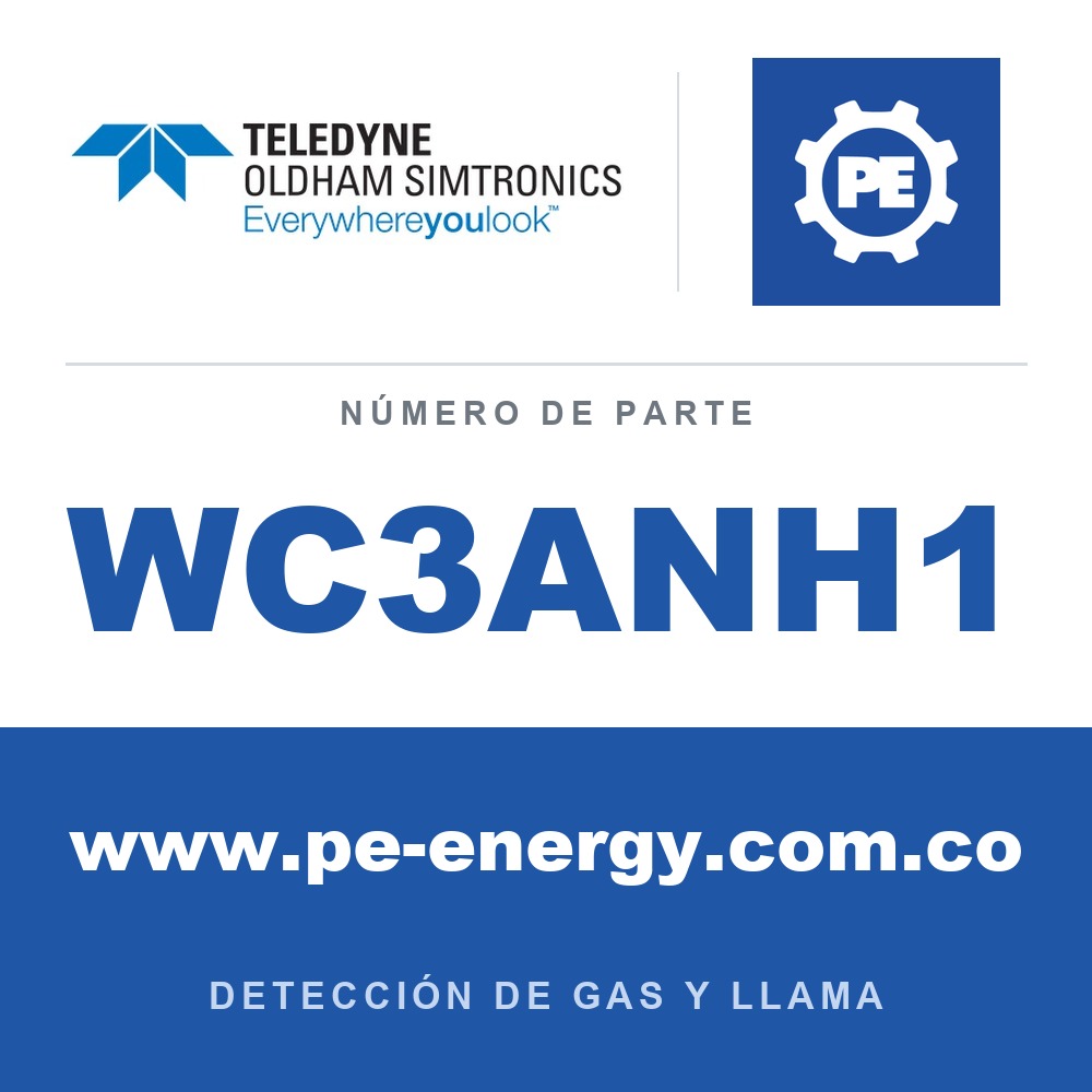 Oldham Simtronics WC3ANH1 CTX 300 con pantalla NH3, Amoniaco 0-1000 ppm