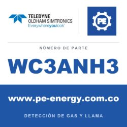Oldham Simtronics WC3ANH3 CTX 300 con pantalla NH3, Amoniaco 0-100 ppm