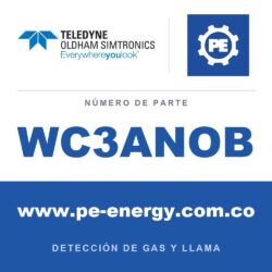 Oldham Simtronics WC3ANOB CTX 300 con pantalla NO, Óxido nítrico 0-300 ppm