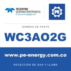 Oldham Simtronics WC3AO2G CTX 300 con pantalla O2, Oxígeno 0-30 % Vol. larga duración vida útil del sensor de 5 años, -40°C