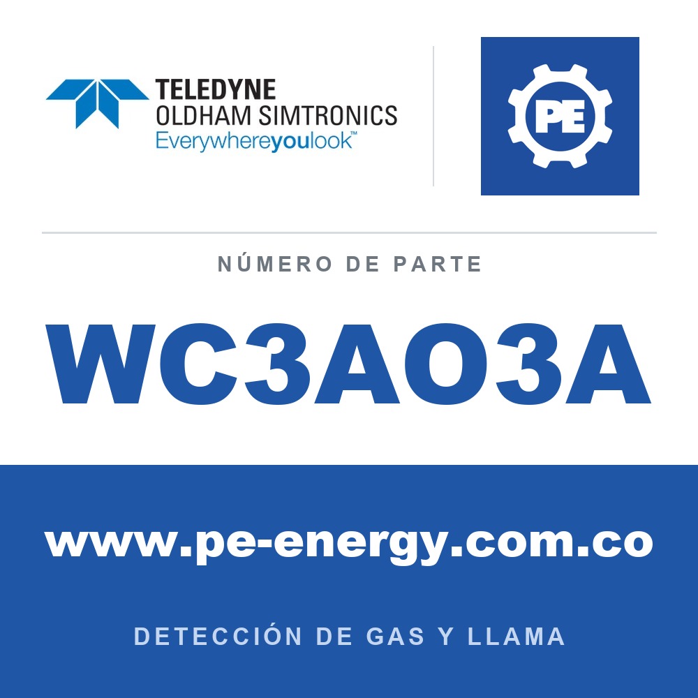 Oldham Simtronics WC3AO3A CTX 300 con pantalla O3, Ozono 0-1 ppm