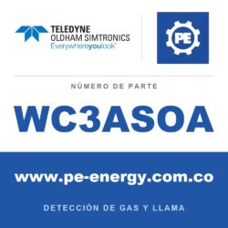 Oldham Simtronics WC3ASOA CTX 300 con pantalla SO2, dióxido de azufre 0-10 ppm
