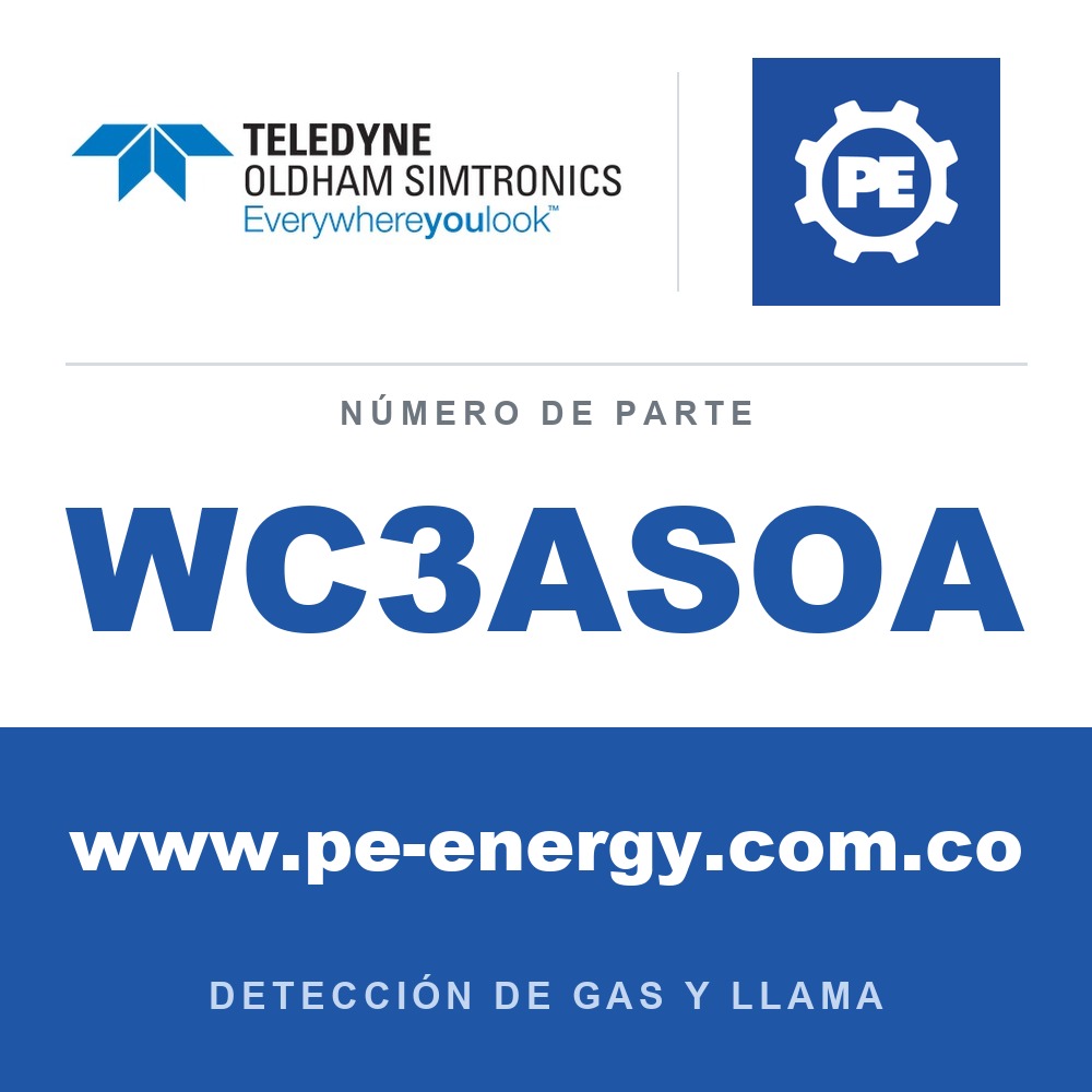Oldham Simtronics WC3ASOA CTX 300 con pantalla SO2, dióxido de azufre 0-10 ppm
