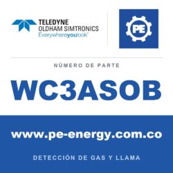Oldham Simtronics WC3ASOB CTX 300 con pantalla SO2, dióxido de azufre 0-30 ppm
