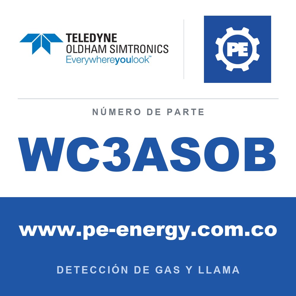 Oldham Simtronics WC3ASOB CTX 300 con pantalla SO2, dióxido de azufre 0-30 ppm