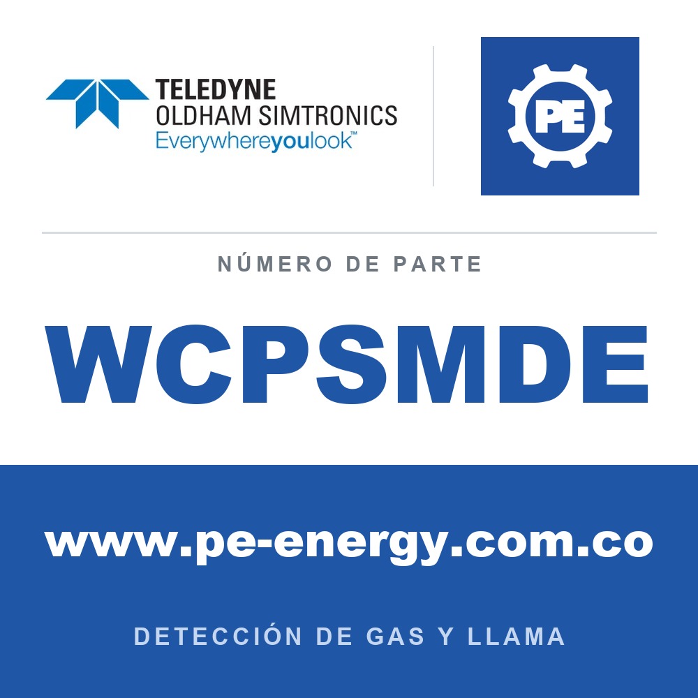 Oldham Simtronics WCPSMDE Unidad de control CPS de montaje en pared con manual de usuario en alemán