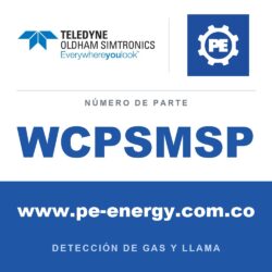 Oldham Simtronics WCPSMSP Unidad de control CPS de montaje en pared con manual de usuario en español