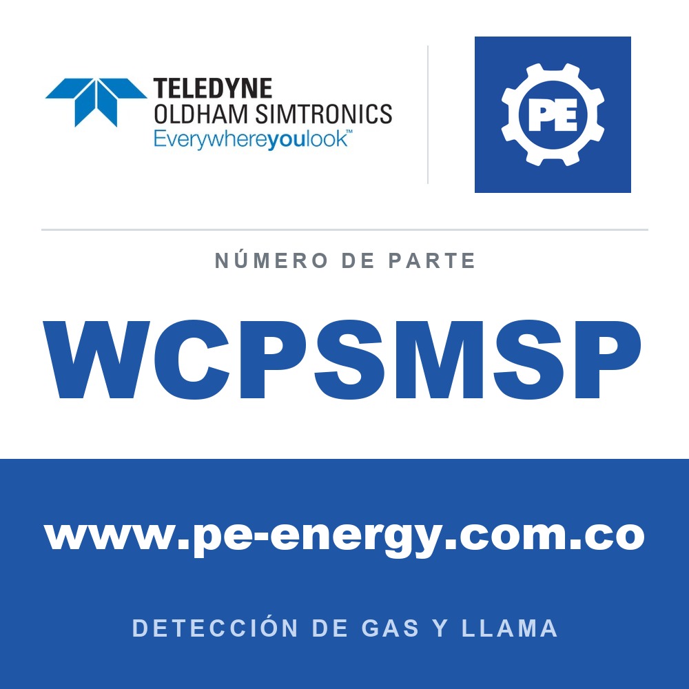 Oldham Simtronics WCPSMSP Unidad de control CPS de montaje en pared con manual de usuario en español