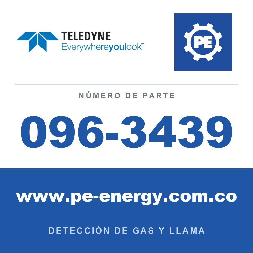 Teledyne Meridian 096-3439 CELDA DE FLUJO