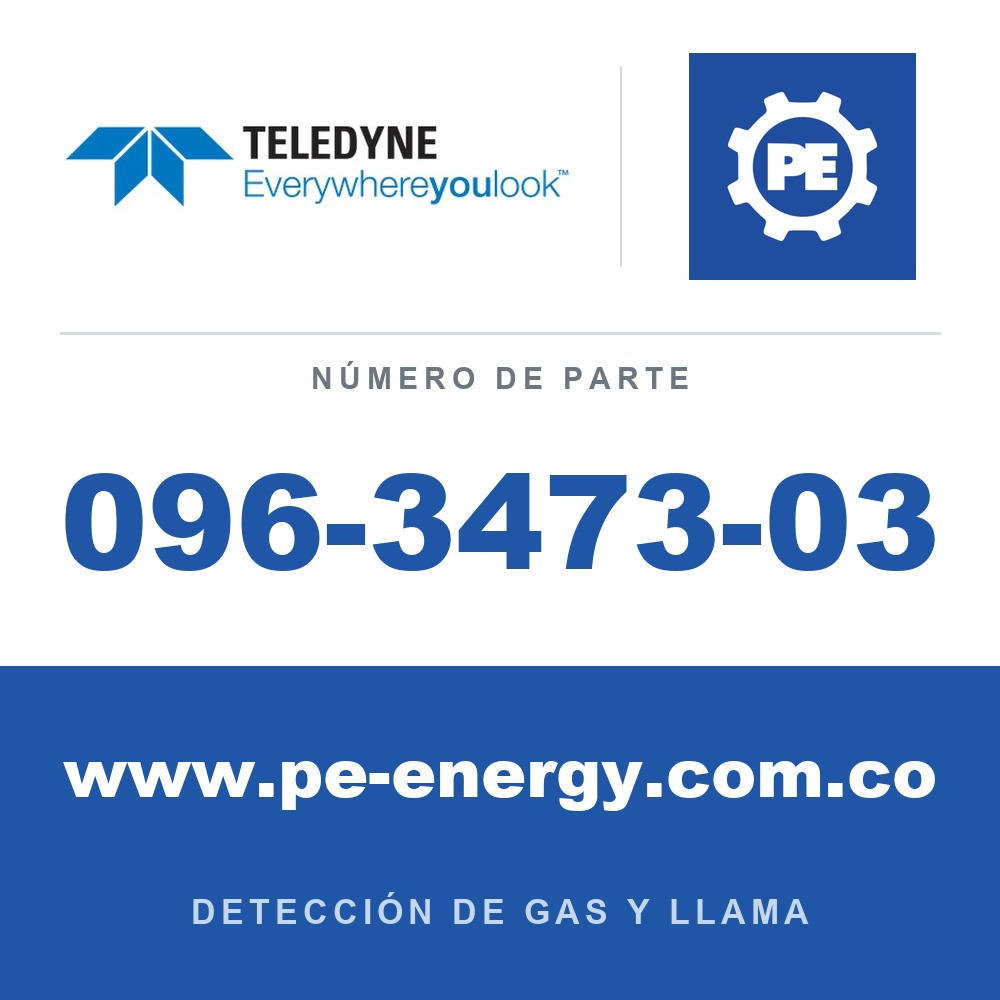 Teledyne Meridian 096-3473-03 NH3, Amoníaco para MERIDIAN