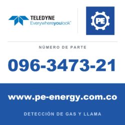 Teledyne Meridian 096-3473-21 Cl2, Cloro (sólido tipo roca, humedad relativa baja) para MERIDIAN