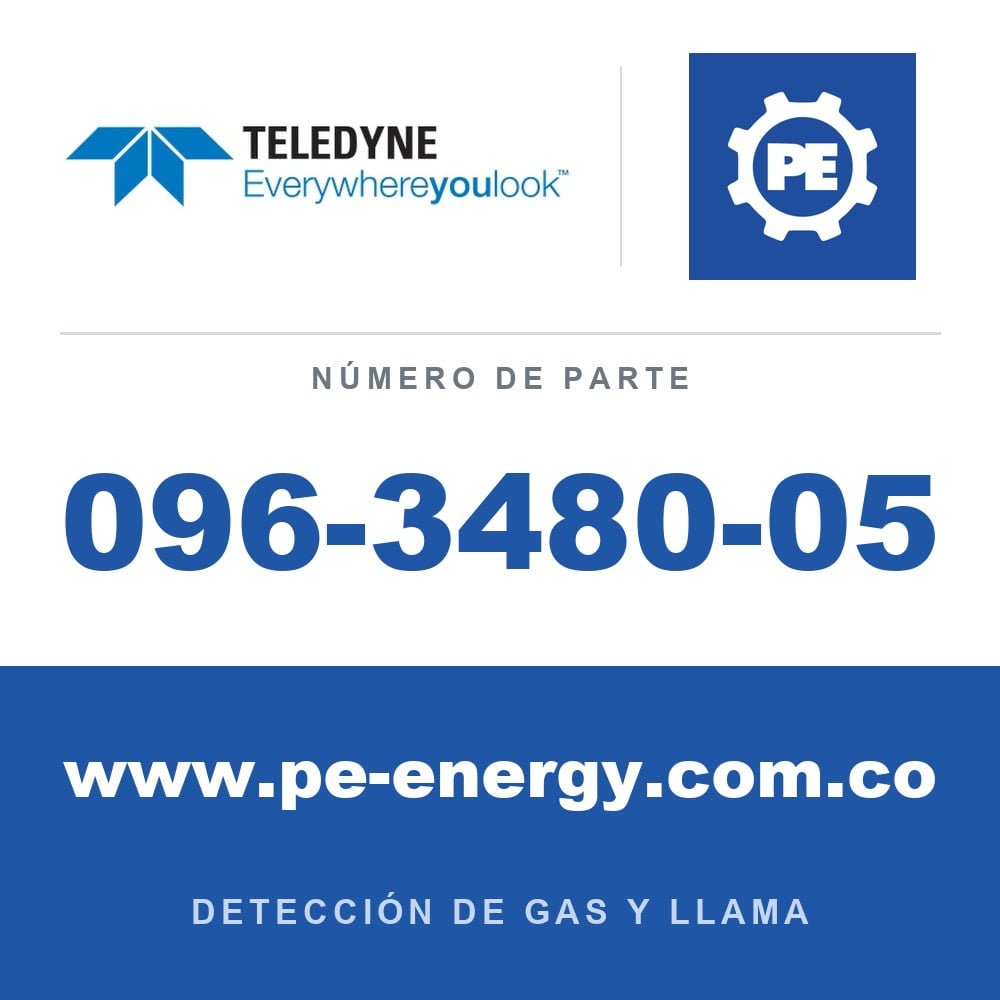 Teledyne Meridian 096-3480-05 Caja de aluminio, Pantalla estándar, Tapa de acero inoxidable