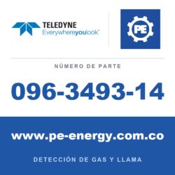 Teledyne Meridian 096-3493-14 Caja de acero inoxidable, Pantalla estándar, Tapa de acero inoxidable