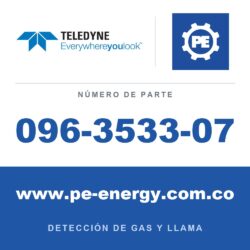 Teledyne Meridian 096-3533-07 Caja de aluminio, Pantalla estándar, Tapa de acero inoxidable, CSA