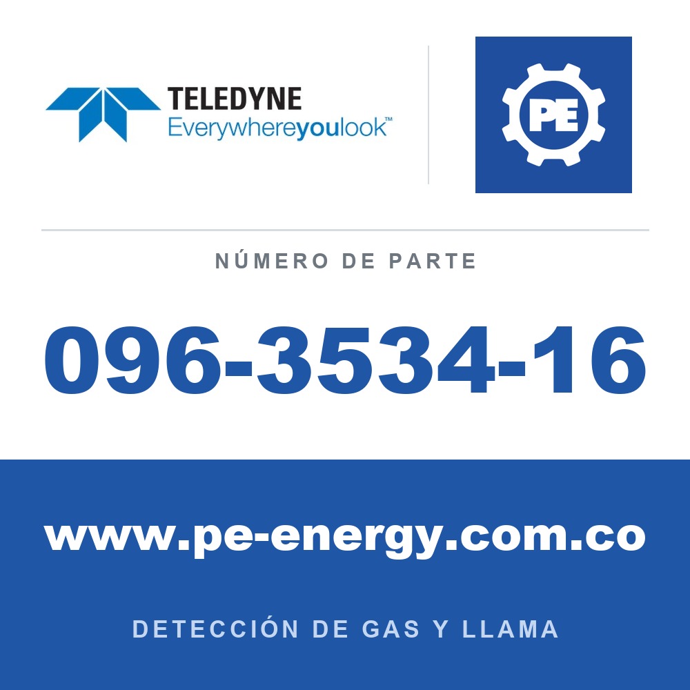 Teledyne Meridian 096-3534-16 Carcasa de acero inoxidable, pantalla ciega, HART, tapa final de acero inoxidable, CSA