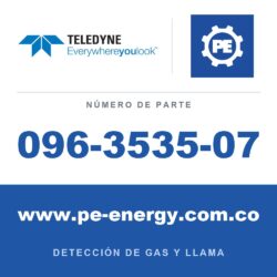 Teledyne Meridian 096-3535-07 Carcasa de aluminio, Pantalla calefaccionada, HART, Tapa de extremo de acero inoxidable, CSA