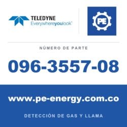 Teledyne Meridian 096-3557-08 Gabinete de acero inoxidable, Pantalla estándar, Tapa de extremo de acero inoxidable, Cabezal remoto, CS