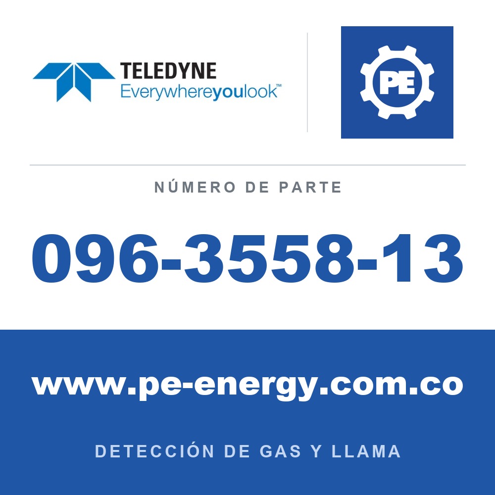 Teledyne Meridian 096-3558-13 Carcasa de aluminio, HART, Pantalla estándar, Tapa de extremo de acero inoxidable, Cabezal remoto