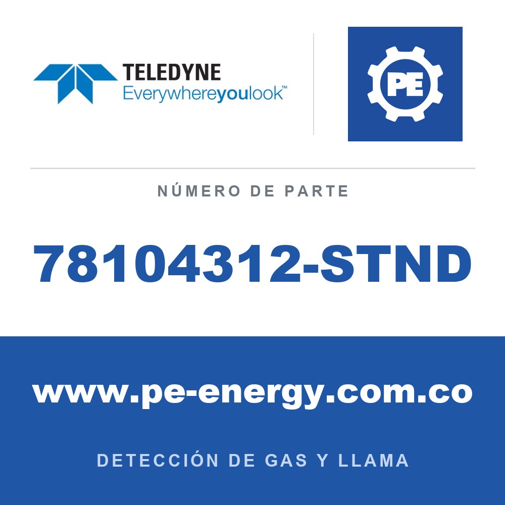 Teledyne iTrans2 78104312-STND Kit de montaje en conducto para sensores catalíticos / tóxicos / de oxígeno iTrans e iTrans 2 (también solo para sensores infrarrojos iTrans 2)
