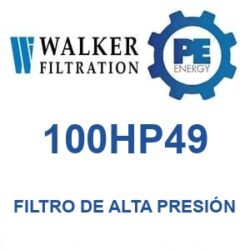 Walker Filtration 100HP49 - Walker 100HP49 Filtro de aire de alta presión