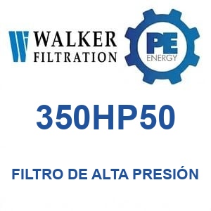 Walker Filtration 350HP50 - Walker 350HP50 Filtro de aire de alta presión