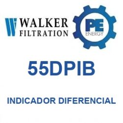 Walker Filtration 55DPIB - Walker 55DPIB Indicador de presión diferencial (tamaño 55)