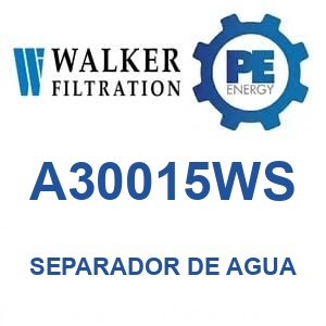 Walker Filtration A30015WS - Walker A30015WS Separador de agua serie Alpha