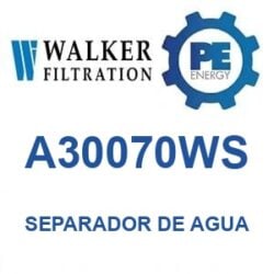 Walker Filtration A30070WS - Walker A30070WS Separador de agua serie Alpha