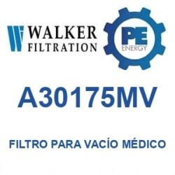 Walker Filtration A30175MV - Walker A30175MV Filtro para vacío médico serie Alpha
