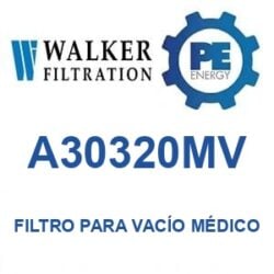Walker Filtration A30320MV - Walker A30320MV Filtro para vacío médico serie Alpha