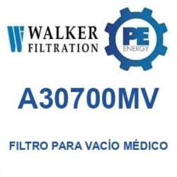 Walker Filtration A30700MV - Walker A30700MV Filtro para vacío médico serie Alpha