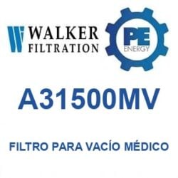 Walker Filtration A31500MV - Walker A31500MV Filtro para vacío médico serie Alpha