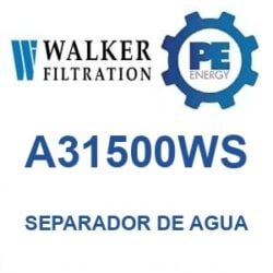 Walker Filtration A31500WS - Walker A31500WS Separador de agua serie Alpha