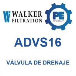 Walker Filtration ADVS16 - Walker ADVS16 Válvula de drenaje serie Alpha