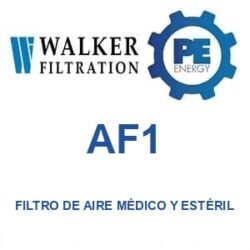 Walker Filtration AF1 - Walker AF1 Filtro de aire médico y estéril