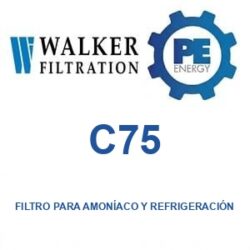 Walker Filtration C75 - Walker C75 Filtro para amoníaco y refrigeración