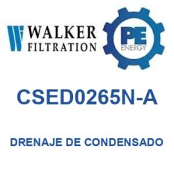 Walker Filtration CSED0265N-A - Walker CSED0265N-A Drenaje de condensado