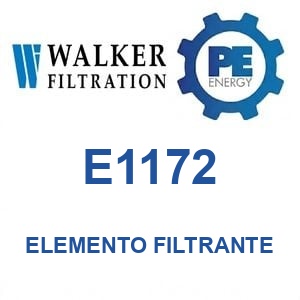 Walker Filtration E1172 - Walker E1172 Elemento filtrante de repuesto serie PRO XF